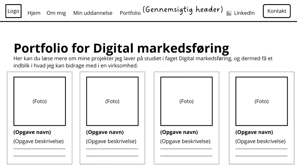 webskitse af underside